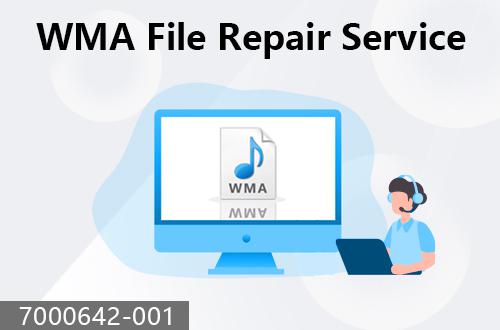 WMA file repair service                                 7000642-001
